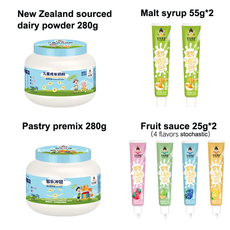 DIY Pastry Food Toys – Kids Dough & Mould Set (with DHA) 185g