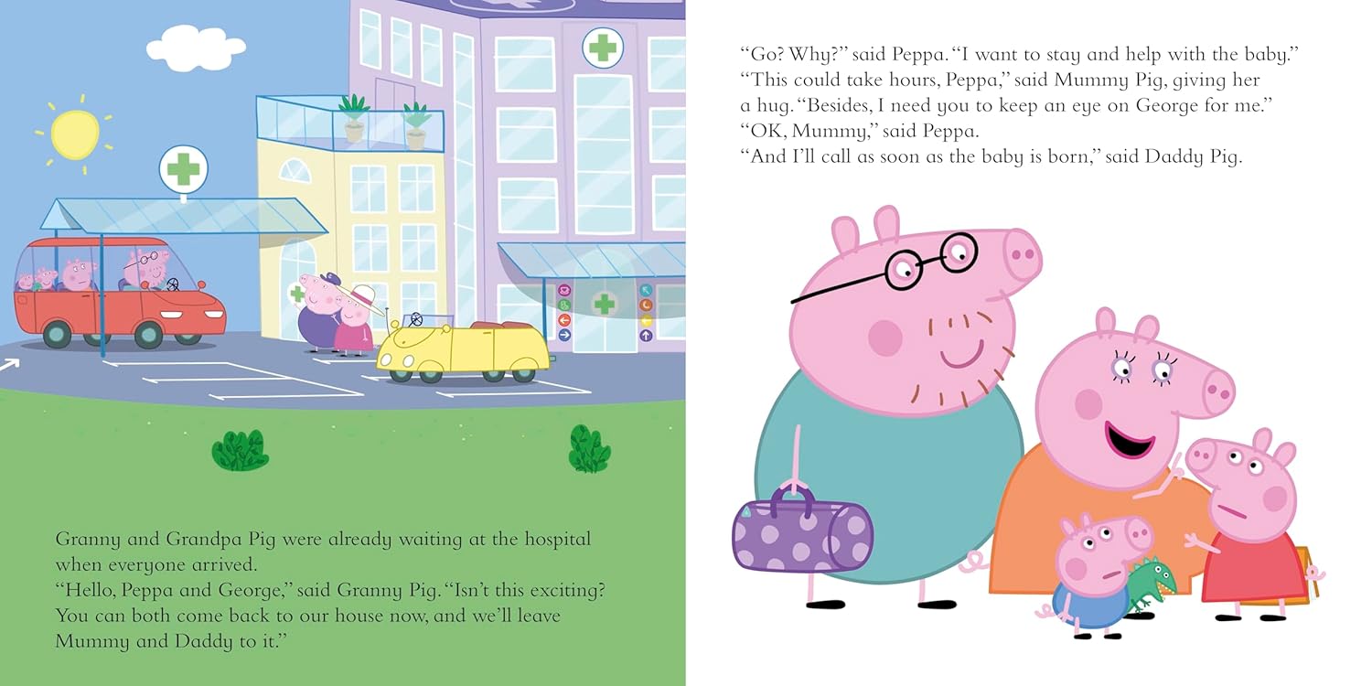 Peppa Pig: Peppa's New Baby Sister (Paperback)
