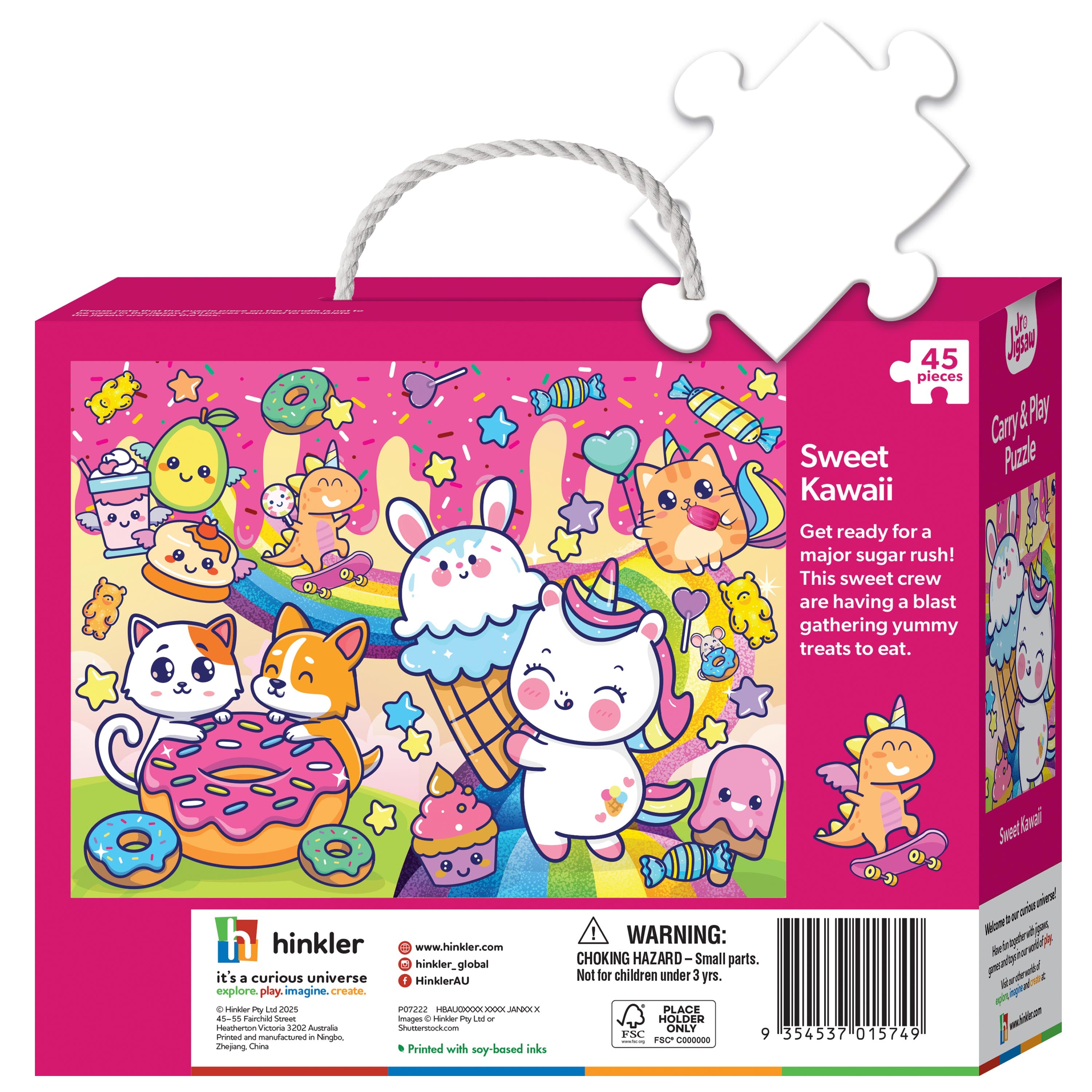 JR JIGSAW CARRY N PLAY PUZZLE SWEET KAWAII