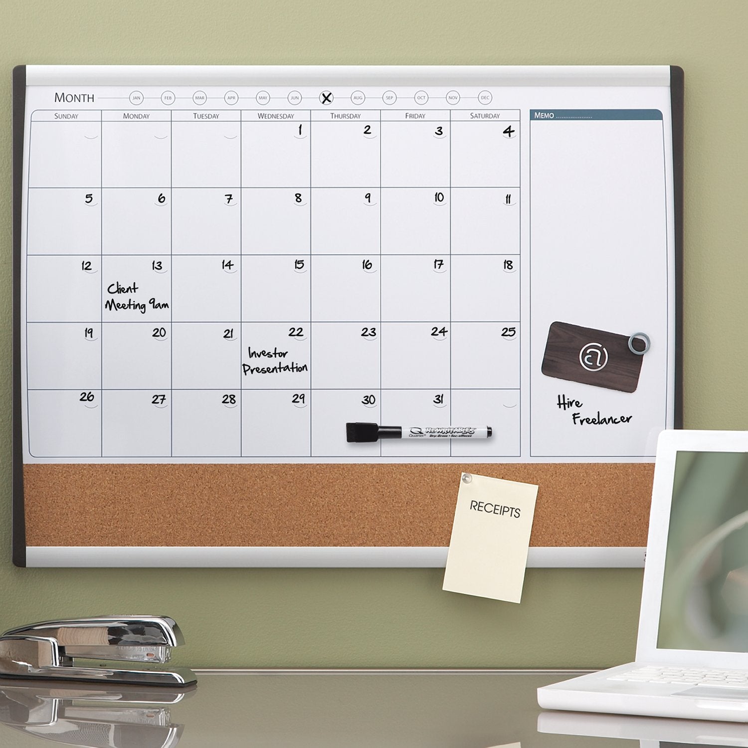 Quartet Arc Frame Combination Planner 23" X 17" (79372)