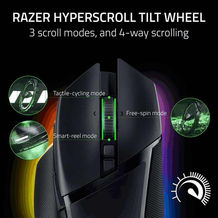 Razer Basilisk V3 Pro Ergonomic Wireless Gaming Mouse Black