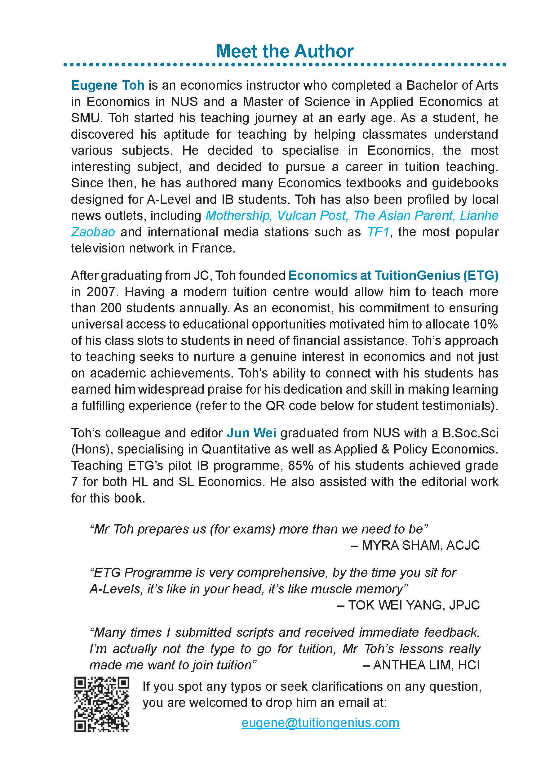 Notes+ With Etg Econs 50 Model Essays In A-Level Microeconomics