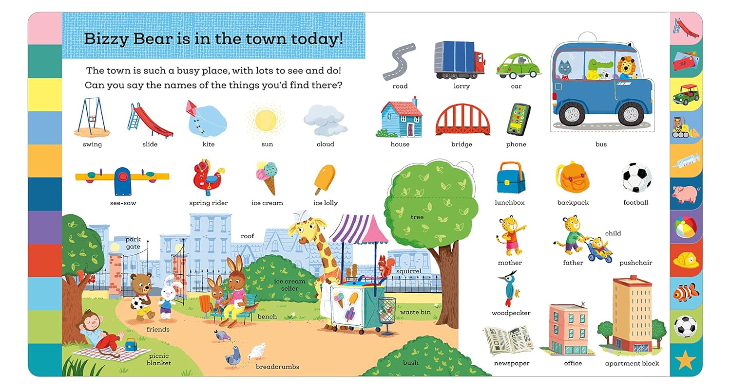 Bizzy Bear's Big Book of Words (Board Book)