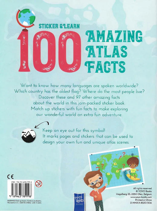 100 Fun Facts to Sticker: Atlas