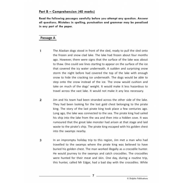Secondary 2 English Practice Papers
