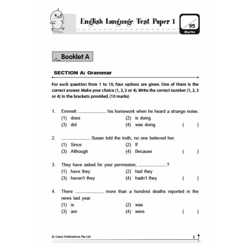 New English Language Trial Examinations 4