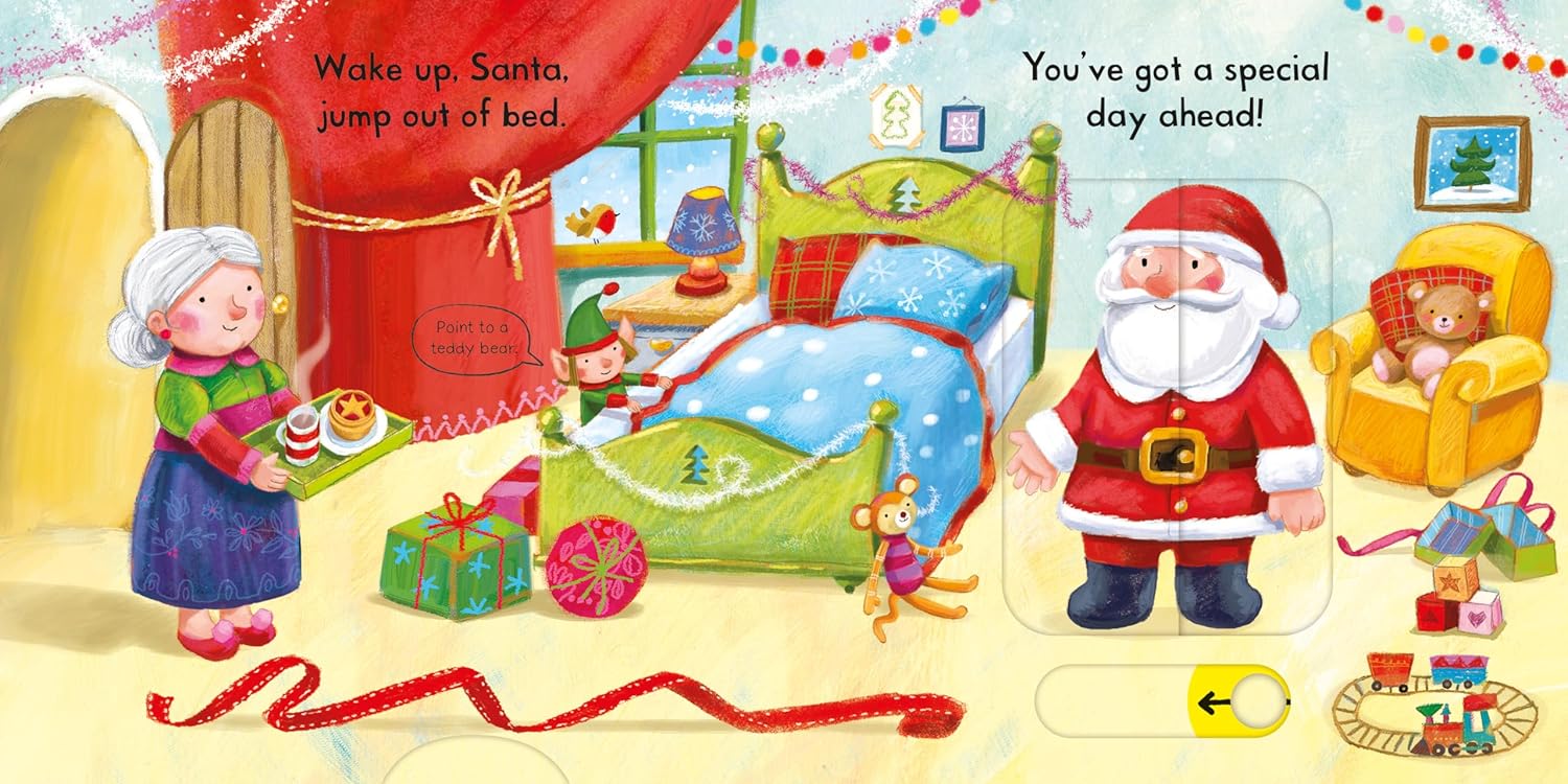 Busy Santa: A Push, Pull, Slide Book - the perfect Christmas gift for toddlers! 