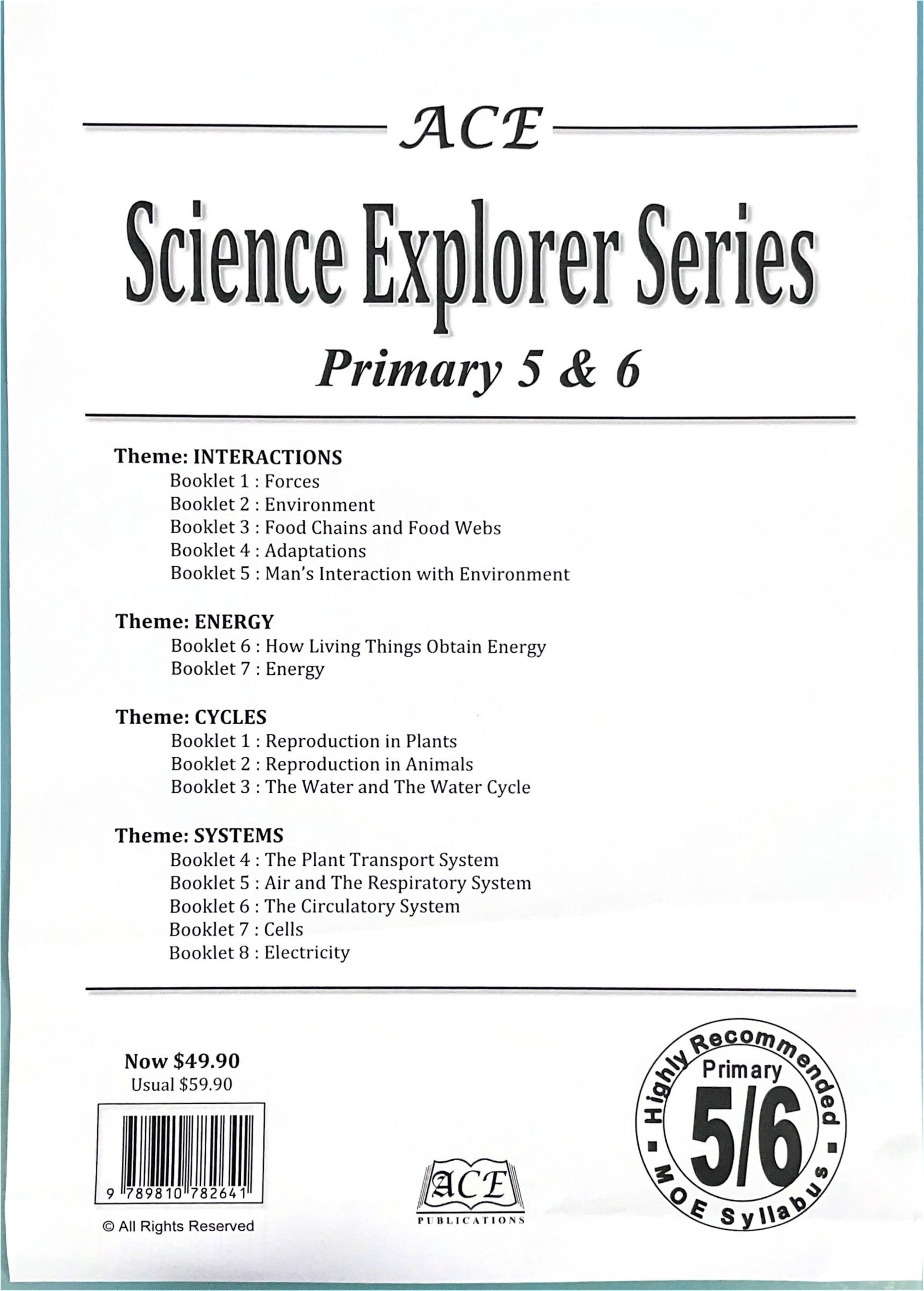 ACE Science Explorer Series – Primary 5 & 6