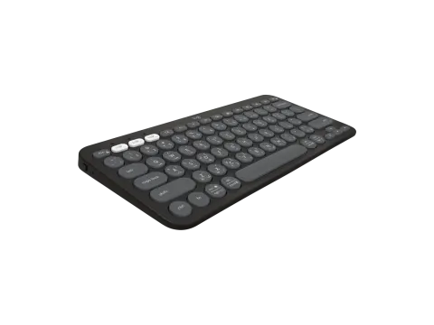 Logitech K380S Pebble Keys 2 Bluetooth Keyboard Tonal Graphite