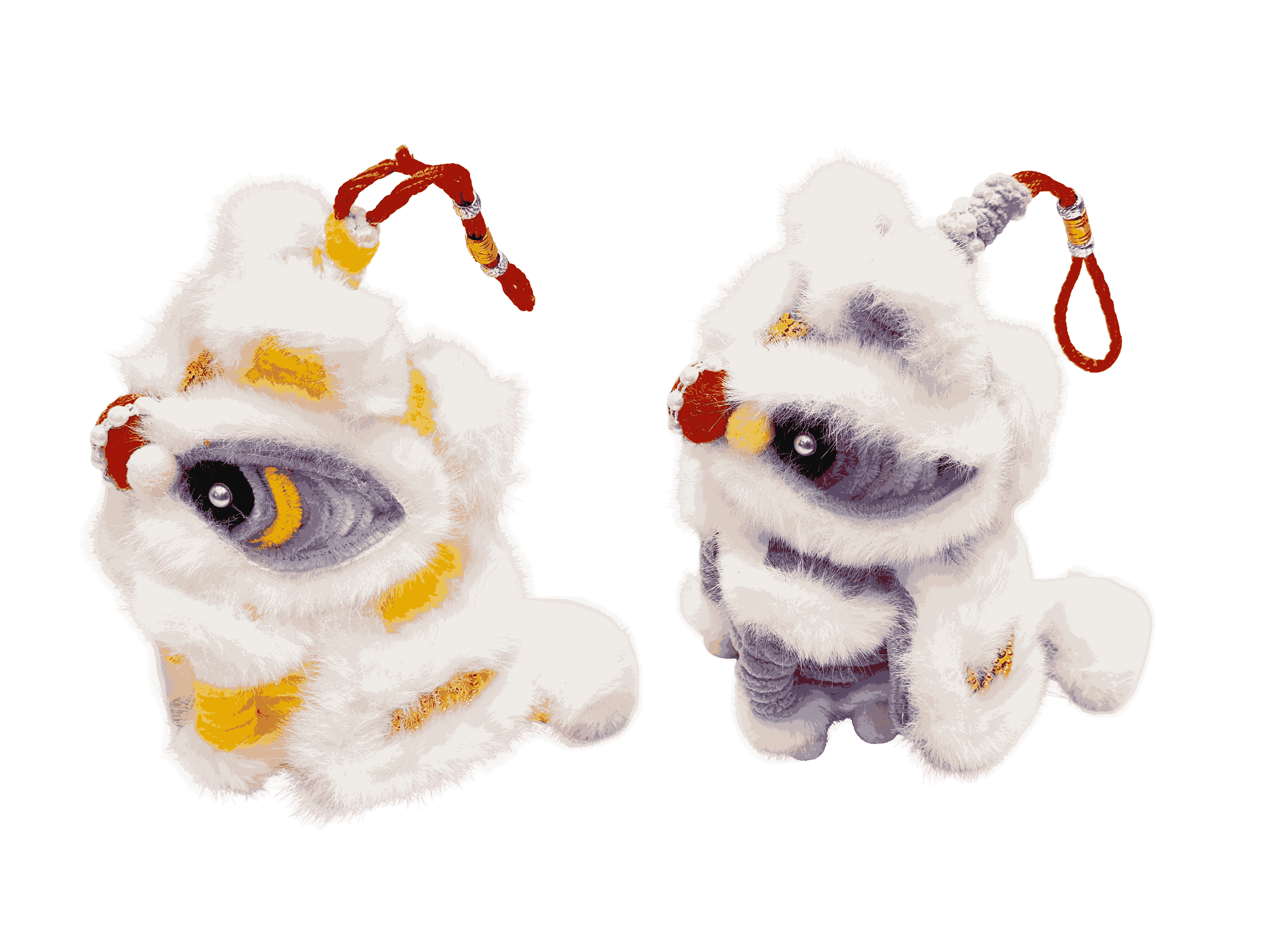  CNY LION DANCE HANG DECO 12*12*18CM