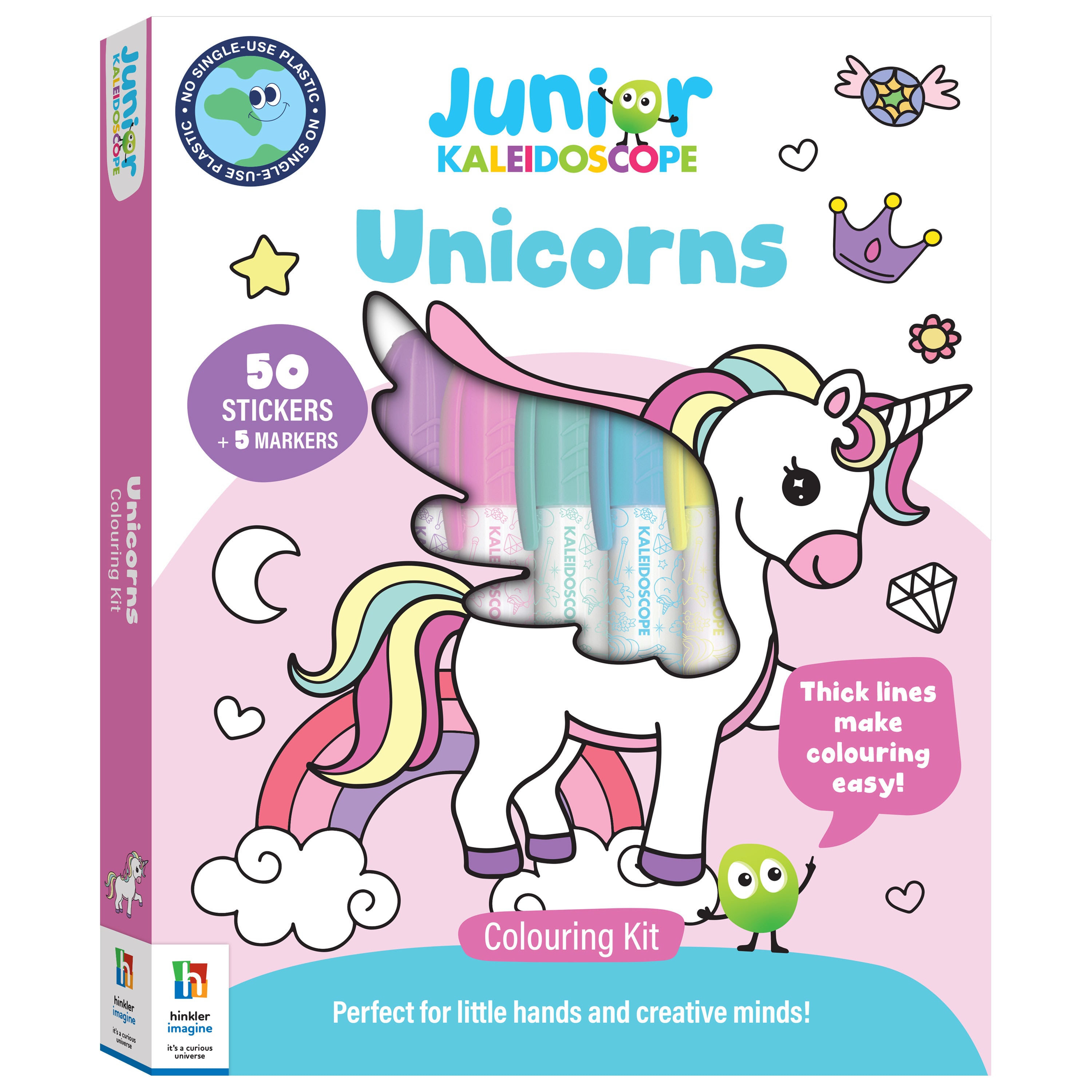 KALEIDOSCOPE COLOURING KIT UNICORNS