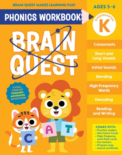 Brain Quest Phonics Workbook 2: Kindergarten