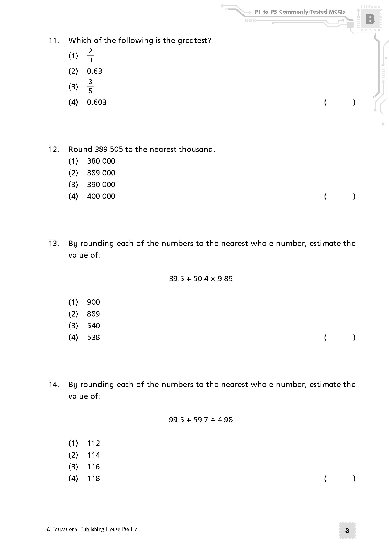 PSLE Maths Exam Power Pack