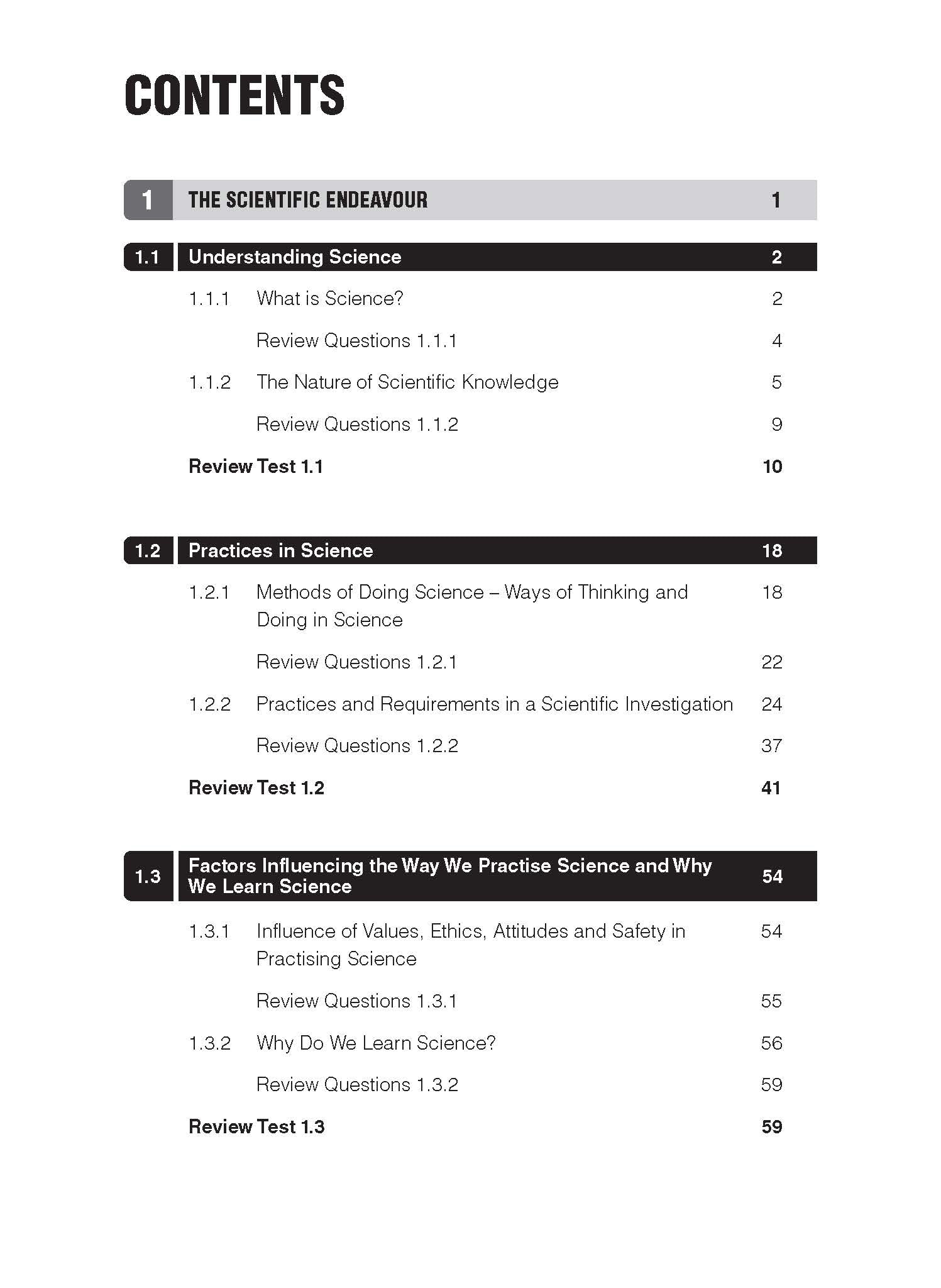 Secondary 1A/ G3 Science Essential Concepts QR