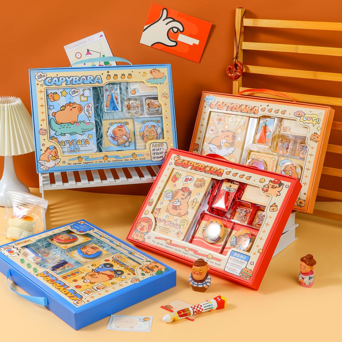 Capybara Stationery Gifts 7'S Set