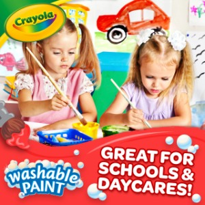 CRAYOLA WASHABLE PAINT 16OZ-GREEN