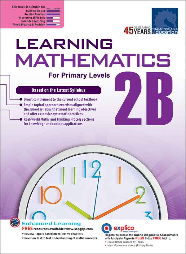 Learning Mathematics For Primary Levels 2B – Popular Book Company Pte Ltd