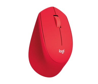 Logitech M331 Silent Plus Wireless Mouse Red