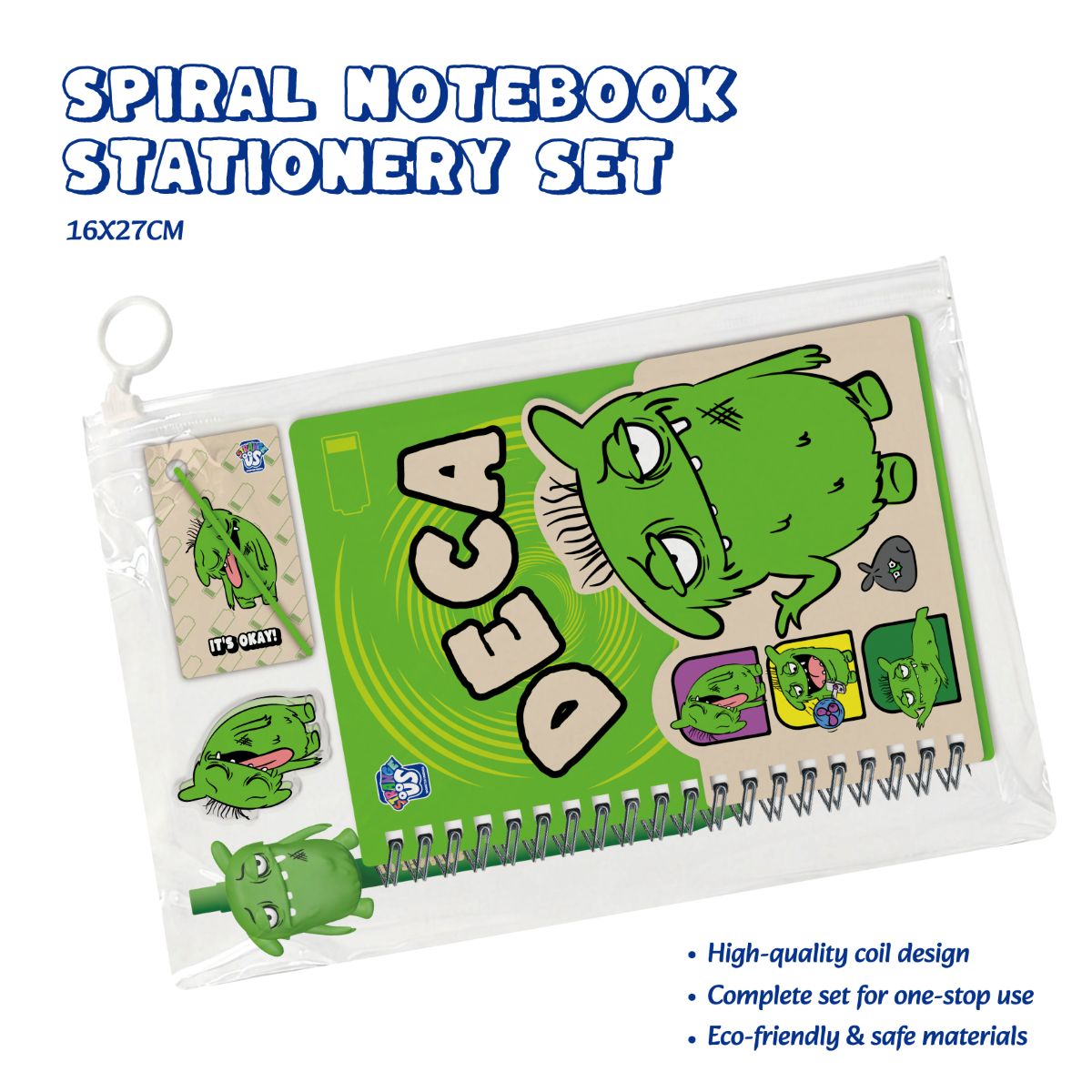 Strange Us Stationery Gift 4Pc/Set