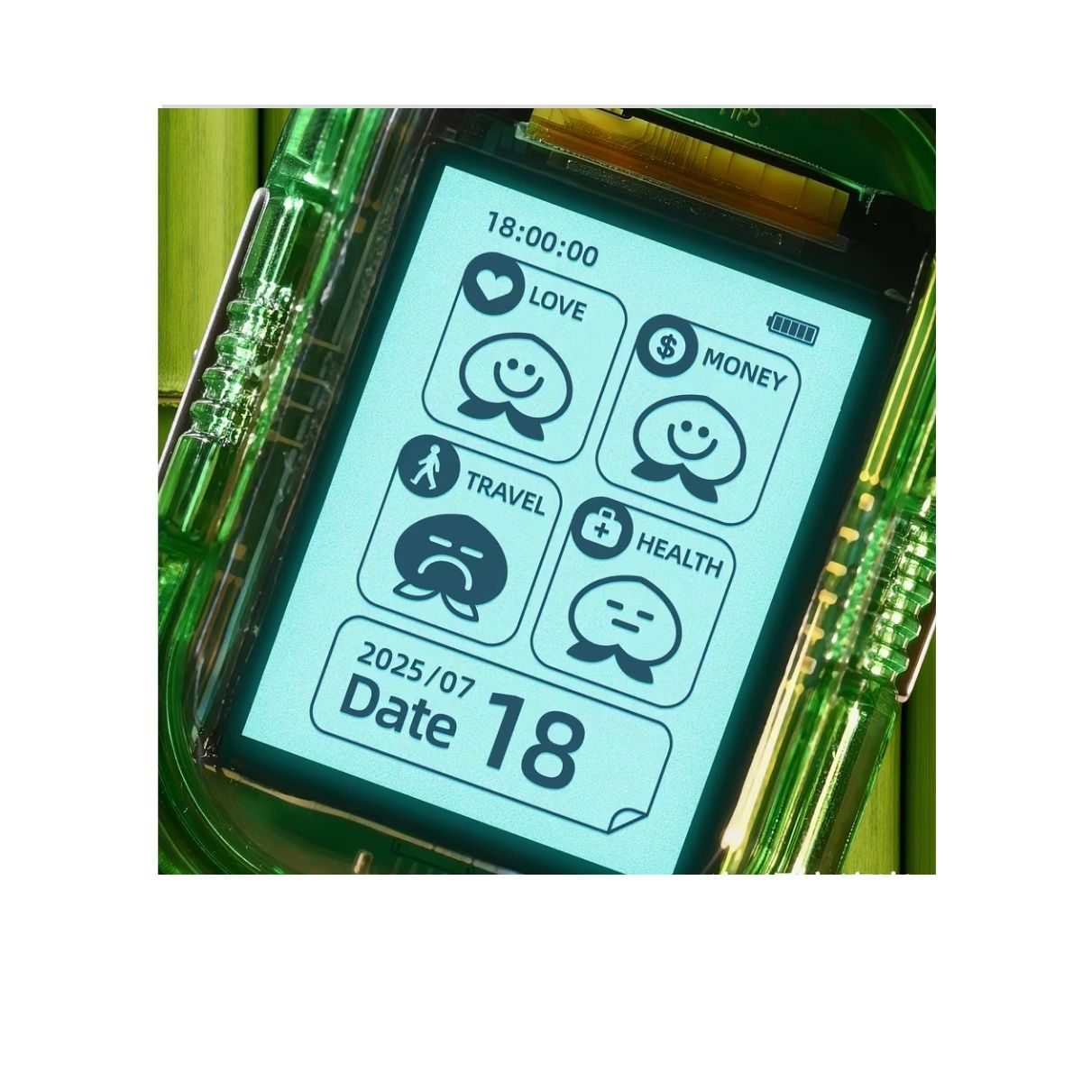 FORTUNE TELLING MACHINE GREEN