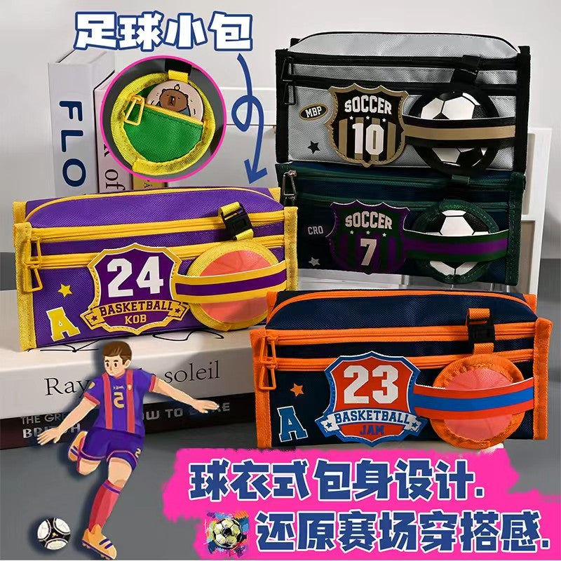Pencil Case With 3 Compartment Sport 2508