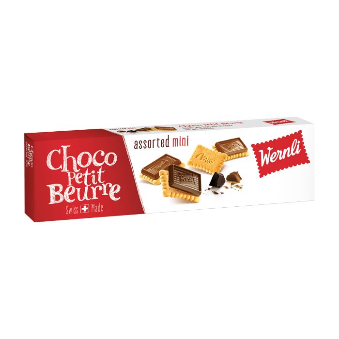 Wernli  Choc Petit Beurre Asst Mini 125g
