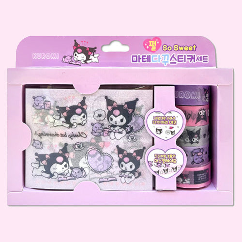 Sanrio Kuromi Deco Tape & Sticker Set