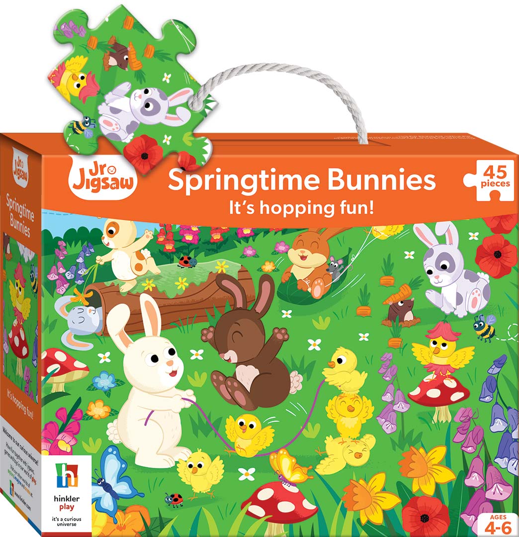 HINKLER JR JIGSAW SPRINGTIME BUNNIES