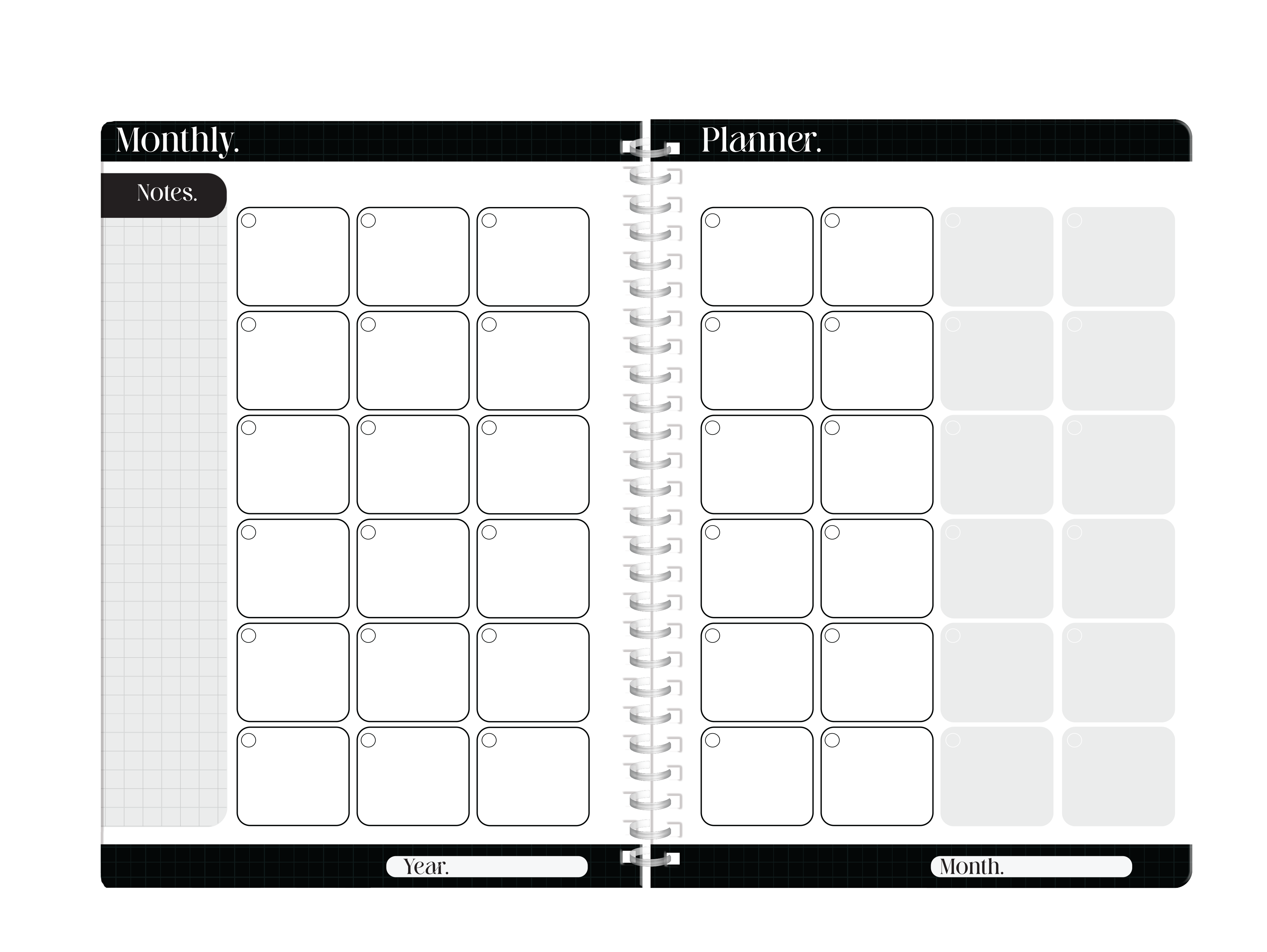 Undated Planner Notebook'25 Success A5