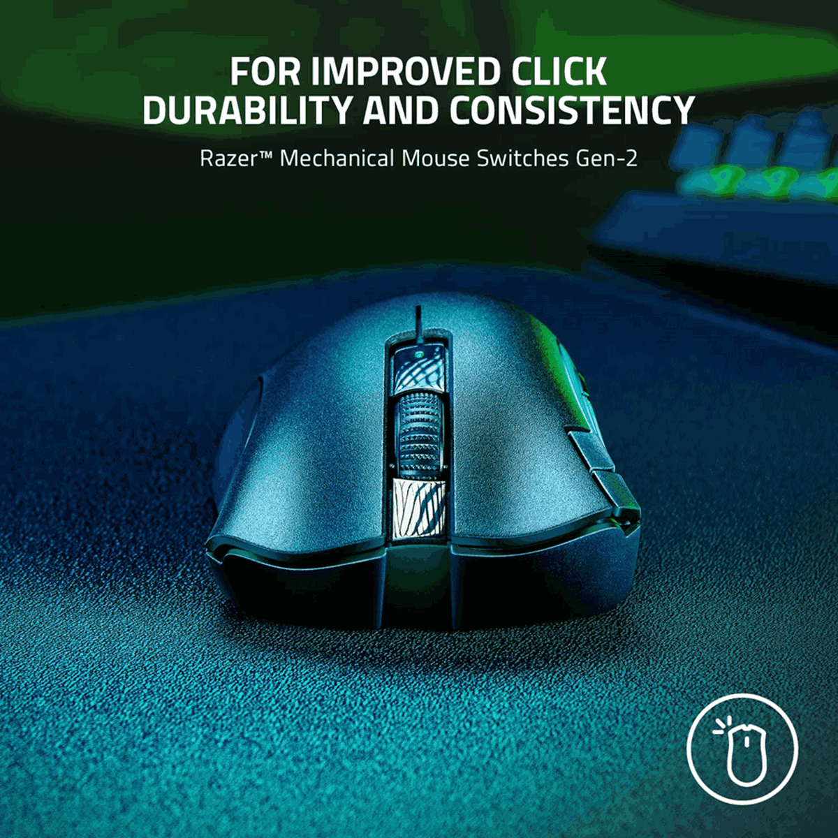 Razer DeathAdder V2 X HyperSpeed Wireless Ergonomic Gaming Mouse