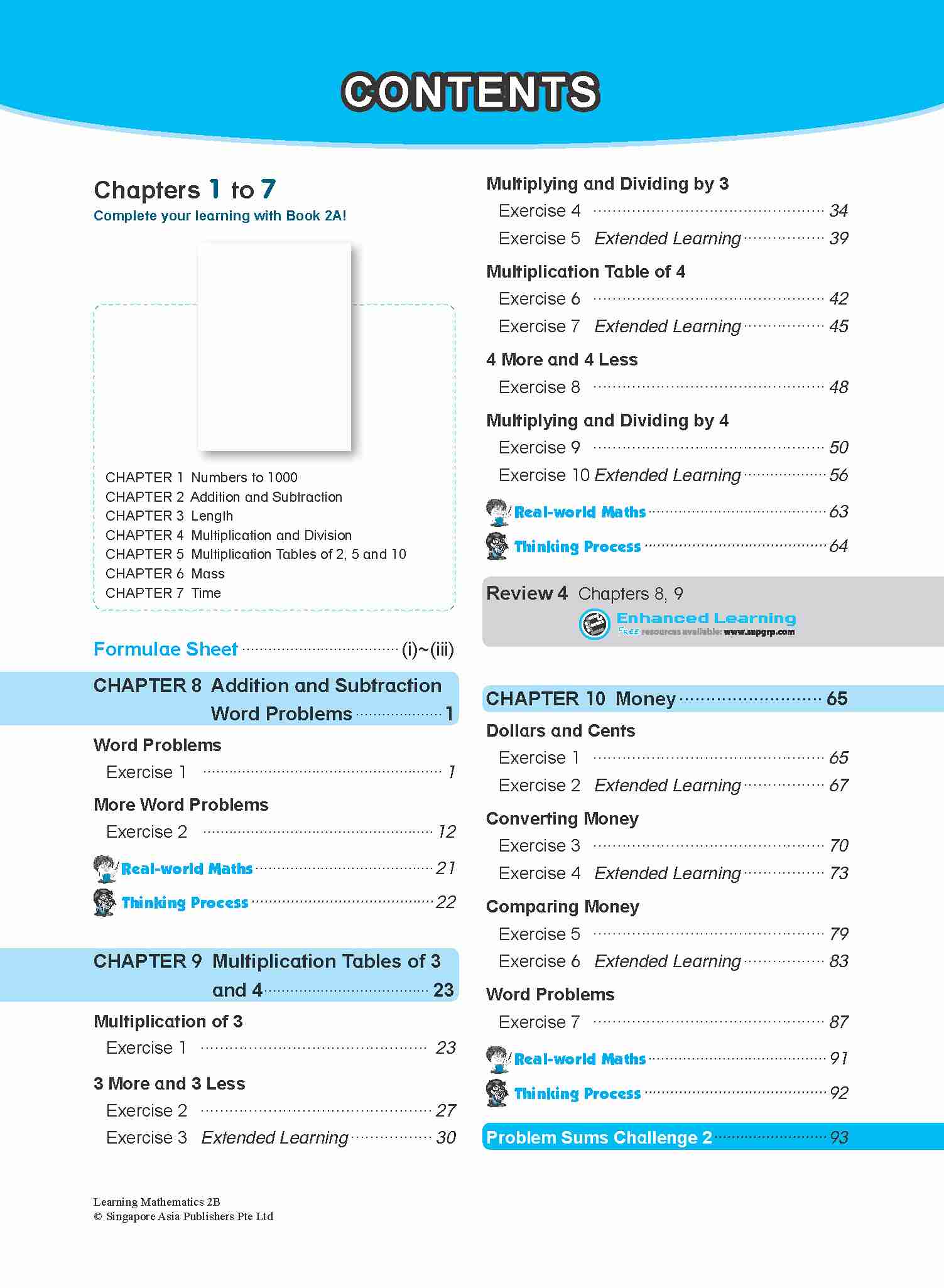 Learning Mathematics For Primary Levels 2B – Popular Book Company Pte Ltd