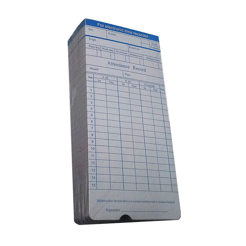 Aurora Timecards WC-8