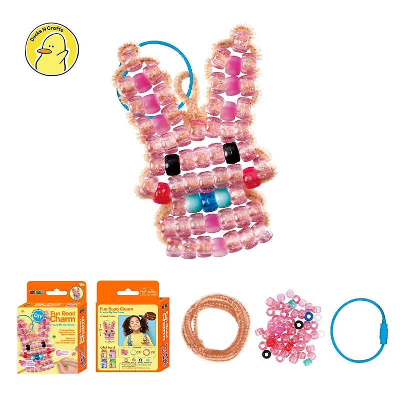Avenir Fun Bead Charm-Create M O Bunny
