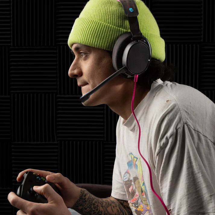 Skullcandy SLYR Pro Multi-Platform Over-Ear Wired Gaming Headset Black/Pink