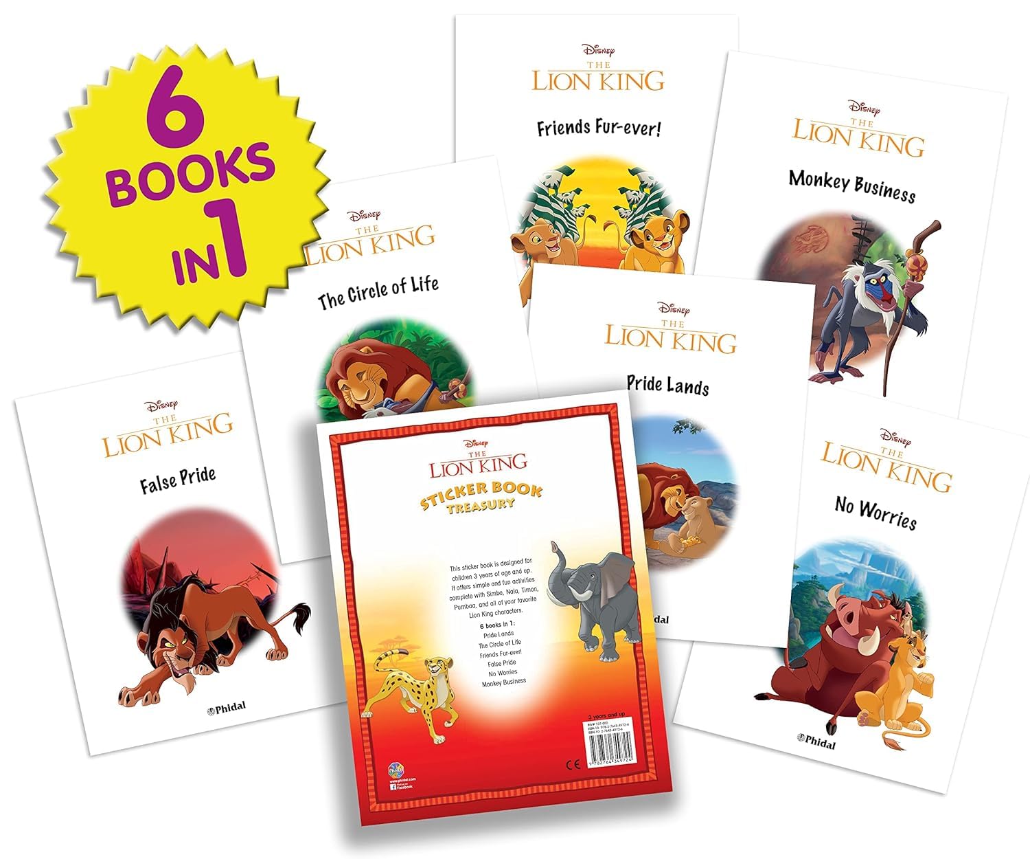 Disney Lion King Sticker Book Treasury