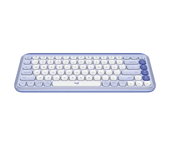 Logitech POP Icon Keys Wireless Keyboard Lilac & Off White