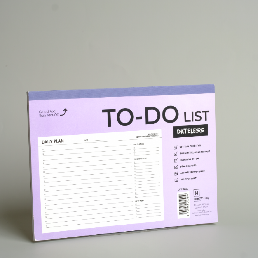 Hw Planner Pad (to-do) A5/80g Dptp-b550
