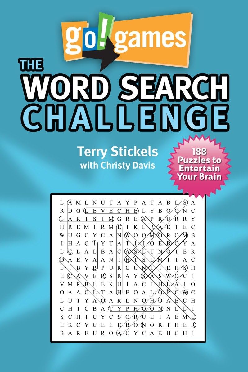 Go!games the Word Search Challenge: 188 Entertain Your Brain Puzzles