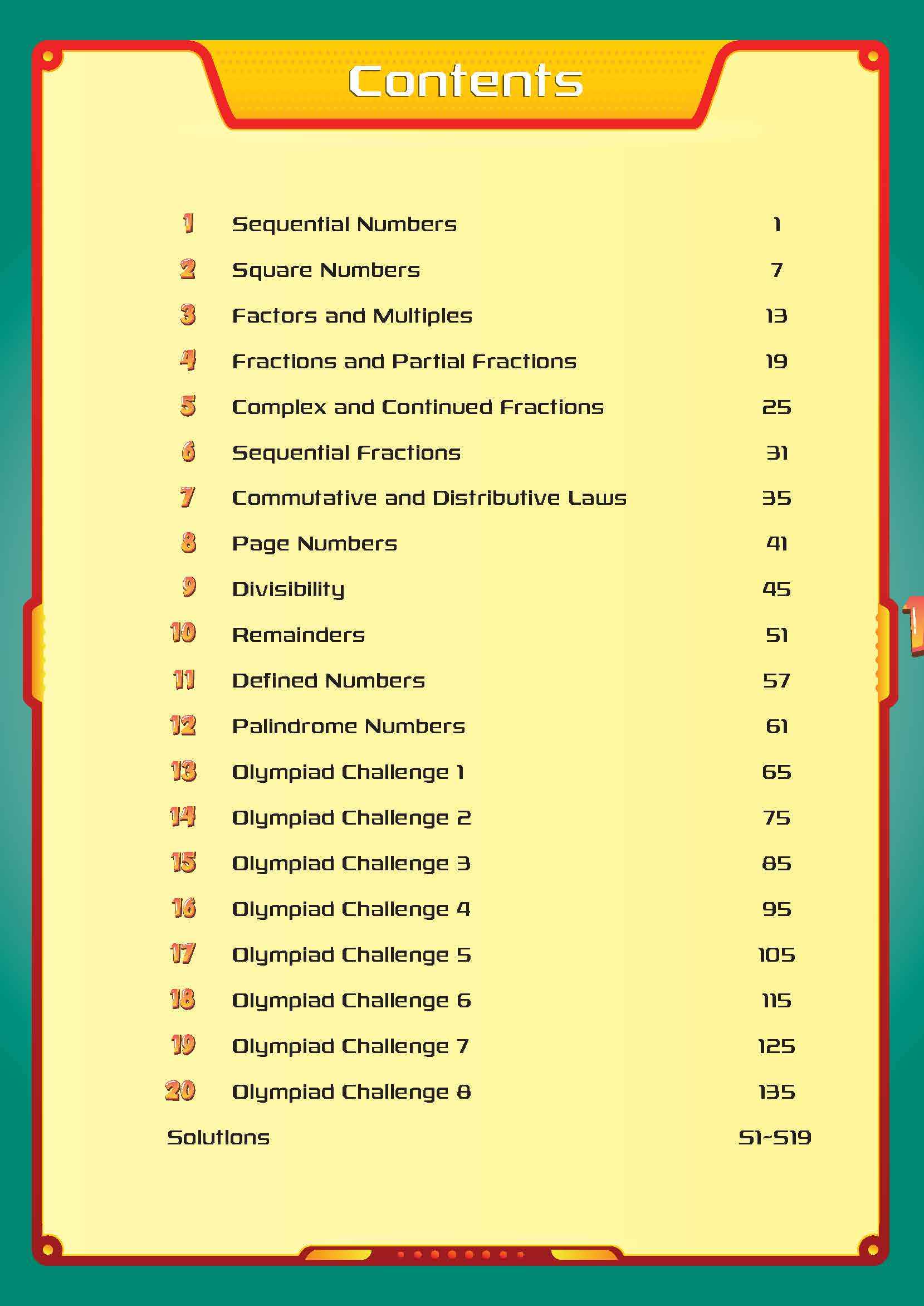 Primary 5 Super IQ Maths Olympiad NUMBERS Level 6 (11-12 years)
