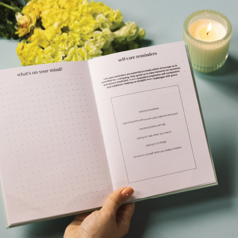 Spirax Platinum A5 Wellness Journal Mint (192 Pages)
