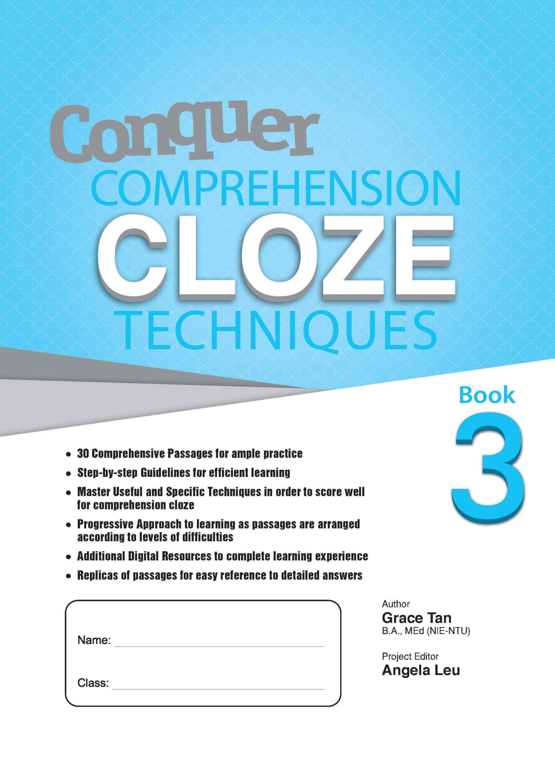 Conquer Comprehension Cloze Techniques Book 3 – Popular Book Company ...