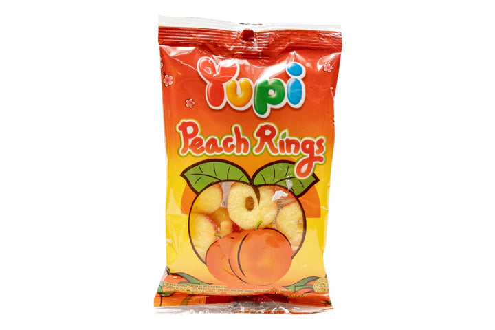 YUPI PEACH RINGS 45G