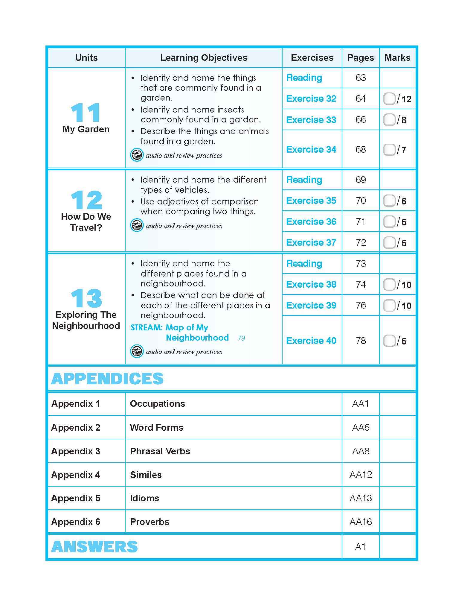 Primary 1 English Vocabulary Lessons Workbook 1 -2nd Edition