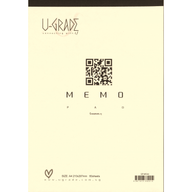 U-grade Memo Pad GP-MO A4