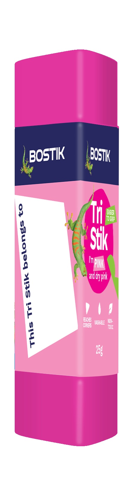 Bostik-triangle Glu Stik (pink) 25g