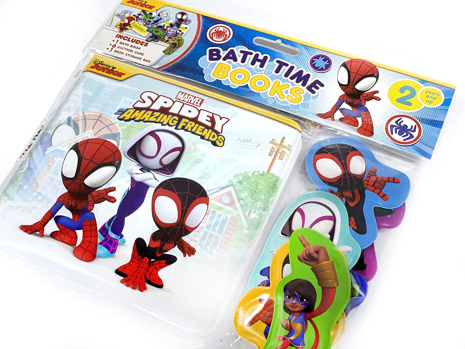 Spidey and his Amazing Friends Bath Time Books (Paperback)