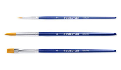 STAEDTLER SYNTHETIC BRUSH SET 989-SBK3-3