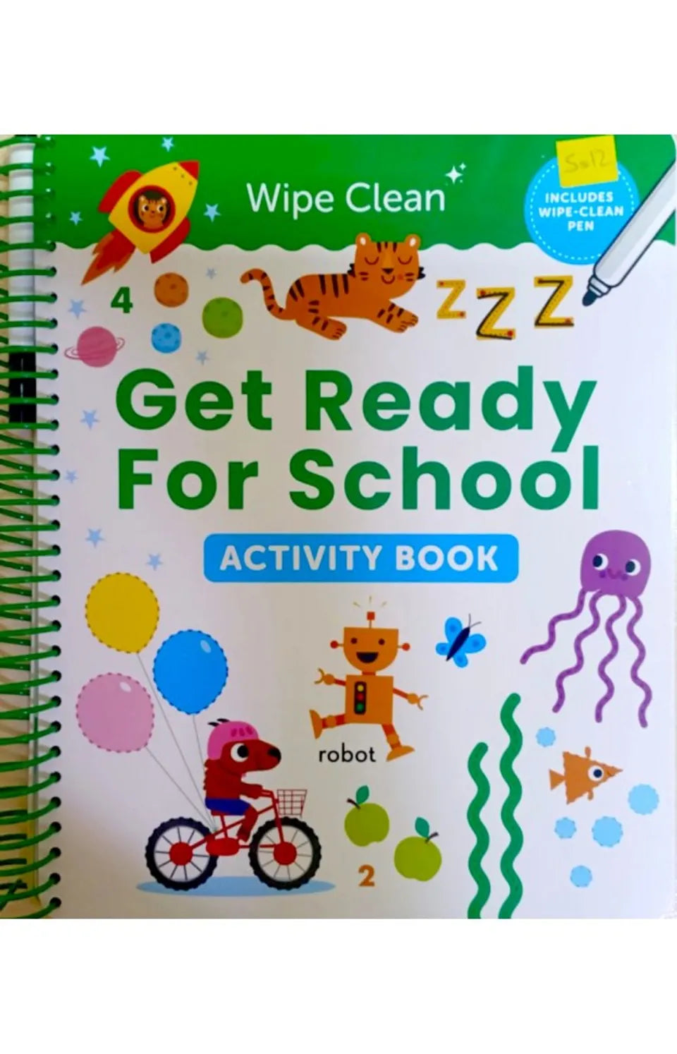 Wipe Clean Get Ready For School Activity Book