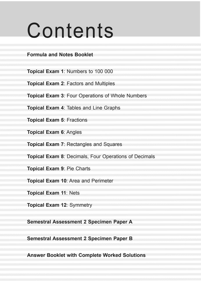 Primary 4 Exam Questions Topical Maths (Pack) - 2nd Edition
