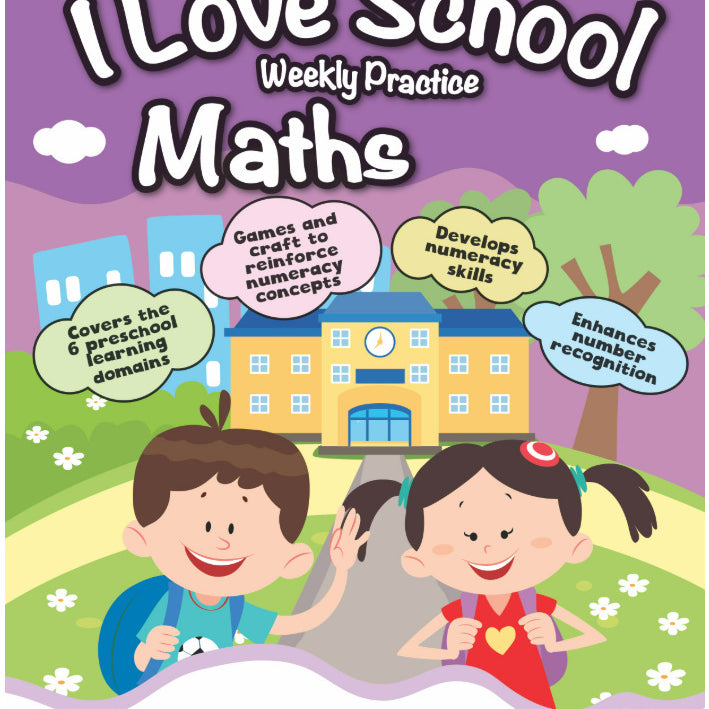 K1 Maths 'i Love School!' Weekly Practice